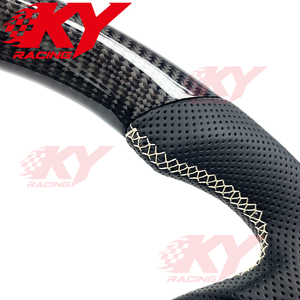 พวงมาลัยรถยนต์แบบสปอร์ตคาร์บอนไฟเบอร์สั่งทำพิเศษสำหรับ Land Rover Sport Range SVR L494 L405 Evoque ปี 2014-2022 - Product Image 2