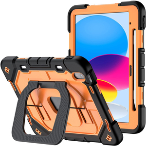 Custodia in silicone antiurto multi-angolo per <span class=keywords><strong>tablet</strong></span> <span class=keywords><strong>Apple</strong></span> 7a, 8a, 9a generazione, compatibile con <span class=keywords><strong>Apple</strong></span> 10a generazione, Air 6/7/8 - <span class=keywords><strong>Cover</strong></span> protettiva completa per <span class=keywords><strong>tablet</strong></span> - Product Image 6