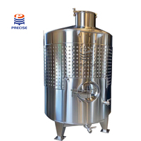 Cuve de mélange à double enveloppe en acier inoxydable 1000L/2000L/5000L pour vin, fruits, jus et boissons