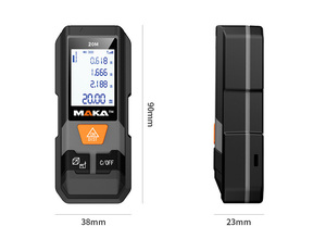 Máy Định Tầm Laze Mini BSCI Intertek CE Rohs FCC <span class=keywords><strong>20M</strong></span> Maka MK202 Máy Đo Khoảng Cách Máy Đo Khoảng Cách <span class=keywords><strong>Laser</strong></span> Chi Phí Thấp - Product Image 4