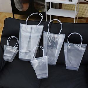 Bolsa de Plástico Transparente OPP de Lujo para Flores, con Tubo de Plástico, para Floristas, Envoltorio para Ramos - Product Image 4