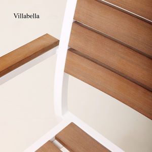Ensemble de mobilier de jardin empilable pour l'extérieur, table et chaises pour villa, hôtel, restaurant, resort - Product Image 4
