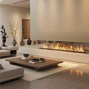 เตาผิงไอน้ำ 3 มิติสำหรับห้องนั่งเล่นพร้อมไฟบรรยากาศสไตล์ INS ของขวัญคริสต์มาสและปีใหม่ - Product Image 1