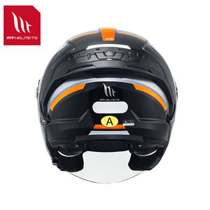 หมวกกันน็อคสำหรับมอเตอร์ไซค์ New MT HELMETS COSMO SV 3/4 แบบเปิดหน้า เลนส์คู่ สำหรับทุกเพศ | กราฟิกดีไซน์แผ่นบังลมใส ABS ได้รับการรับรองมาตรฐาน ECE - Product Image 5