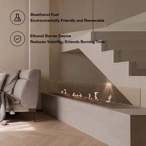 <span class=keywords><strong>Cheminée</strong></span> à <span class=keywords><strong>bioéthanol</strong></span> décorative de table MEISU.CH, design économique, avec télécommande, insert de <span class=keywords><strong>cheminée</strong></span> à alcool - Product Image 3