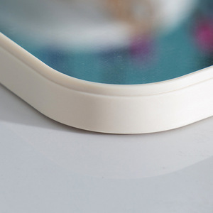 Foldable <b>Square</b> Makeup <b>Mirror</b> Aluminum Lens Desktop Dressing <b>Mirror</b> General Use - Product Image 4