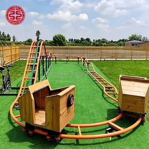 Equipo de Parque de Atracciones, Mini Montaña Rusa de Propulsión Humana, Montaña Rusa sin Motor para Niños - Product Image 6