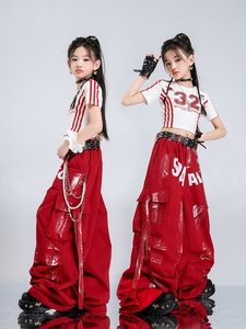 ชุดเต้นแจ๊สสำหรับสาวๆ สไตล์ทันสมัย หวานซ่อนเท่ เหมาะสำหรับการแสดงบนเวทีและรันเวย์ - Product Image 2