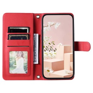 Prix usine étui portefeuille PU femmes pochette sac pour <span class=keywords><strong>Realme</strong></span> <span class=keywords><strong>6</strong></span> étui en cuir avec porte-carte - Product Image 6