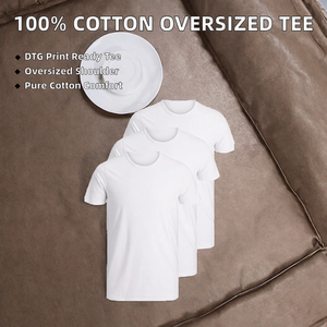 T-shirt pour homme en coton 100% blanc à col rond et manches courtes, coupe classique, jersey uni, tricoté, couleur unie - Product Image 2