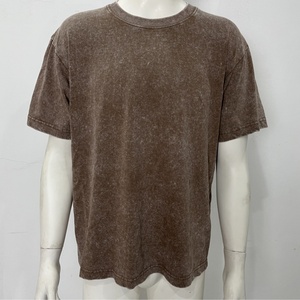เสื้อยืดโอเวอร์ไซส์วินเทจผ้าฝ้ายถัก 100% หนัก 230 กรัม ซักย้อมสีแบบแอซิดวอช  แบบยูนิเซ็กซ์  รับสกรีนลายตามสั่ง คุณภาพสูง - Product Image 1