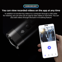 Lampu & Kamera Sepeda LED FAST BEE 2-in-1 dengan Perekaman Video HD 1080p Baterai Isi Ulang Tahan Air IPX6