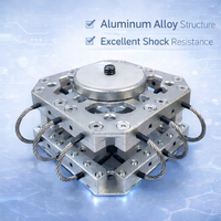 Support d'amortisseur robuste avec câble en acier, isolation des vibrations, structure en alliage d'aluminium, excellente performance