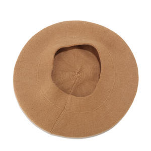Béret en laine de haute qualité pour femmes, casquette d'hiver classique de couleur unie, bonnet de Style français, chapeaux de mode pour dames - Product Image 4