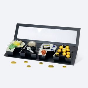 Caja de Regalo Rectangular de Lujo Personalizada al por Mayor para el Día del Padre, Caja de Flores para Papá - Product Image 1