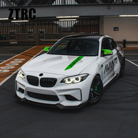 Pour BMW M2 F87 2015-2023 Coupé, kit d'accessoires de pare-chocs avant et lèvre avant en fibre de carbone style V avec installation facile