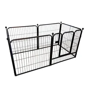 Vendita calda rivestito di potere 9ft dog run pannello/cane canile gabbia per animali/acciaio zincato saldato canile diretto cina fabbrica