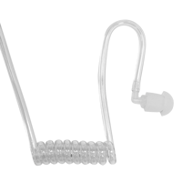 Oreillette filaire de haute qualité avec tube acoustique et microphone PTT pour talkies-walkies Kenwood TK370 TK3160 NX340