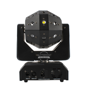 Mini projecteur LED Spot Rgbw à tête mobile 16x3W 3NI1 Faisceau de football et laser Lumière de scène pour KTV Disco <span class=keywords><strong>Club</strong></span> Événement de scène DJ Contrôle DMX - Product Image 2