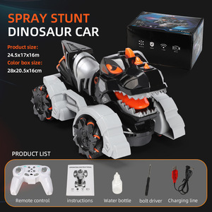 Neuerscheinung 2,4G Drift-Sprüh-Dinosaurier-Rennwagen mit Hoher Geschwindigkeit, Musik und Licht Ferngesteuertes Elektrisches Spielzeugauto für Kinder - Product Image 4