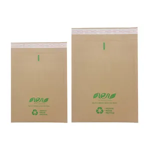 100% Paper Made Biodegradable #00 6*10inch Honeycomb Paper Padded Envelope Honeycomb Paper Mailer For Mailing