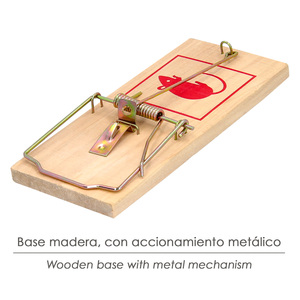 Trampa para ratas de madera 17.5 x 8 cm. - Product Image 3
