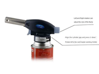 Briquet de soudage pistolet à feu torche à gaz portable Firetric pistolet à flamme butane allumage piézo automatique pistolet à flamme à gaz