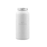Pot en aluminium blanc personnalisé 80ml-500ml pour produits de santé, capsules, pilules, thé, cosmétiques, rouge à lèvres, crème pour le visage, huile essentielle
