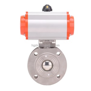 <span class=keywords><strong>Vanne</strong></span> à boisseau sphérique en acier inoxydable duplex pour services pétroliers et gaziers, 3 pièces, à commande pneumatique <span class=keywords><strong>double</strong></span> action, <span class=keywords><strong>double</strong></span> union - Product Image 3