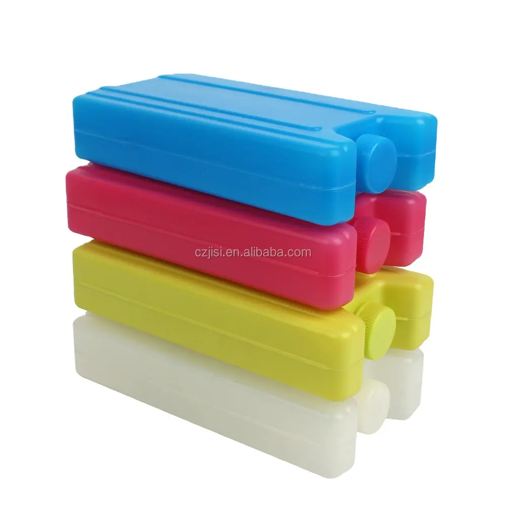 16.5*8.8*3.5cm Food Grade Rigid Plastic Empty Ice Pack Flask Cooler For Cans