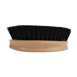 Cepillo para zapatos de madera maciza con cerdas de crin, limpieza suave para uso doméstico - Product Image 2