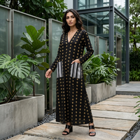 Robe imprimée ample à pois, style européen et américain, tendance, pour femme, grande taille, nouvelle collection été 2026