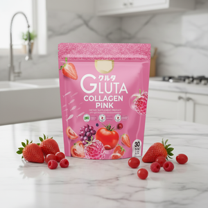 Poudre instantanée de collagène aux fruits mélangés GLUTA COLLAGEN rose CAMU ZINE, 30 sachets, Thaïlande <span class=keywords><strong>TK</strong></span>, vente chaude - Product Image 3