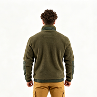 Chaqueta de Invierno para Hombre con Logotipo Personalizado del Proveedor, Chaqueta Softshell Gruesa con Forro Polar, Abrigo Térmico Cálido y Cómodo con Tela en la Parte Delantera
