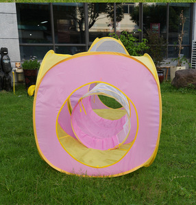 Tenda de Brincar para Crianças Piquenique Indoor-outdoor Infantil Broca e Escalar Túnel Solar Tenda das Crianças Conjunto de três peças - Product Image 4