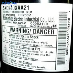 מדחסי קירור 5KD240XAA21 5KD240XCA21 5KD27XDVAA מדחסים סיבוביים מדחסים אינוורטר עבור פנסו R410a - Product Image 5