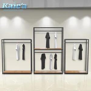 Commercial clothing display racks hanging display shelf retail clothing display units