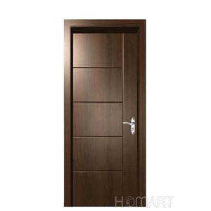 Modern iç tasarım otel evi banyo uygulaması için döner kapılar su geçirmez MDF katı ahşap kaplama fiberglas ekran - Product Image 3