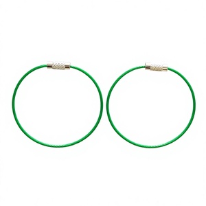 Yiwang พวงกุญแจสายเคเบิลสแตนเลสสำหรับป้ายกระเป๋าเดินทาง - Product Image 1