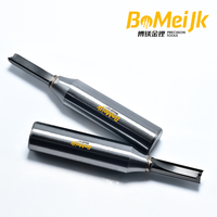 BoMeiJK Fraise droite personnalisable TCT à 2 dents, hélice 45°, HRC65, OEM ODM pour le travail du bois