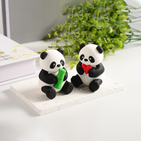 Figurines d'animaux miniatures en PVC 3D personnalisées, ensemble de jouets artistiques, mignonnes figurines de dessin animé en boîte mystère pour décoration de bureau, cadeau de collection