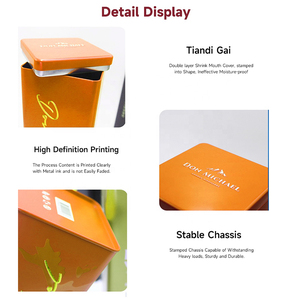 Tùy Chỉnh Rỗng Whisky Kim Loại Hộp Thiếc Hình Trụ Rượu Vang Tin Có Thể Gói Quà Tặng Rượu Vodka Rượu Vang Rượu Vang Lưu Trữ - Product Image 3