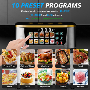 Friggitrice ad Aria Professionale Commerciale per Patatine Fritte 2400W Grande Capacità Personalizzata - Product Image 2