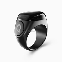 Cadeau de l'Aïd musulman Iqibla Toutes tailles Lumière universelle Louange 5 fois Azan Jikir Finger Ring Counter Tesbar Digital Zikr Ring