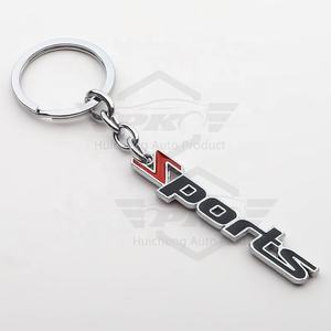 金属製ロゴブランドスポーツキーリングキーチェーンRS TYPER GMC NISSANトヨタBMW SLINE GTR 4x4 - Product Image 5