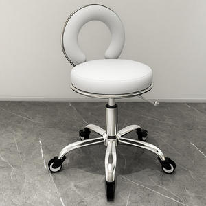 Tabourets de bar design RPDH30 <span class=keywords><strong>avec</strong></span> dossier circulaire et fonction coulissante - Convient aux bars, aux bars domestiques, aux comptoirs d'accueil et aux caisses enregistreuses - Product Image 4