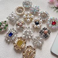 Support de téléphone de bureau adhésif rétractable en plastique, personnalisé, en gros, nouveau, avec strass en cristal et saphir, pour prise de téléphone