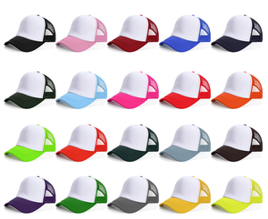 Gorra Trucker de Malla Snapback de 5 Paneles con Espuma Frontal, Gorra Trucker Personalizada, Gorras de Béisbol Lisas, Logotipo Bordado Personalizado - Product Image 1