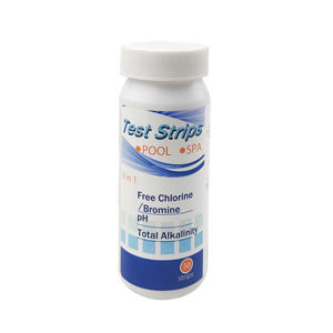 Kit de test 3-en-1 pour <span class=keywords><strong>piscine</strong></span> et spa – Bandelettes de test de <span class=keywords><strong>chlore</strong></span> pour <span class=keywords><strong>piscine</strong></span> et eau du robinet – Kit de test d'eau de haute qualité - Product Image 5
