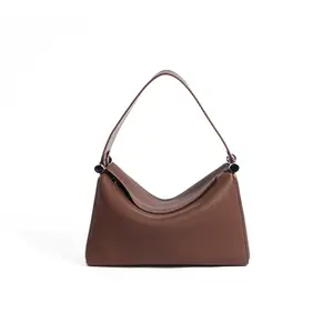 First layer cowhide women's Shoulder Bag Simple fashion High quality soft genuine leather ladies handbag crossbody bag